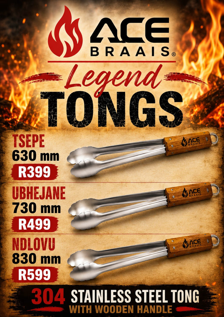 AceBraai Legend Braai Tongs