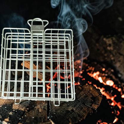 Folding Stainless Steel Braai Grid 250 x 250 mm