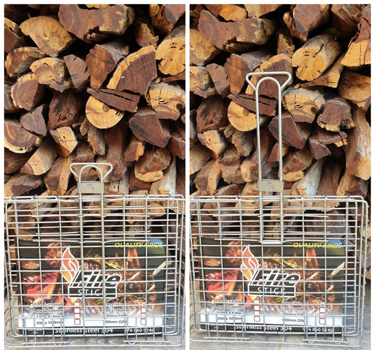 Folding Stainless Steel Braai Grid 300 x 500mm