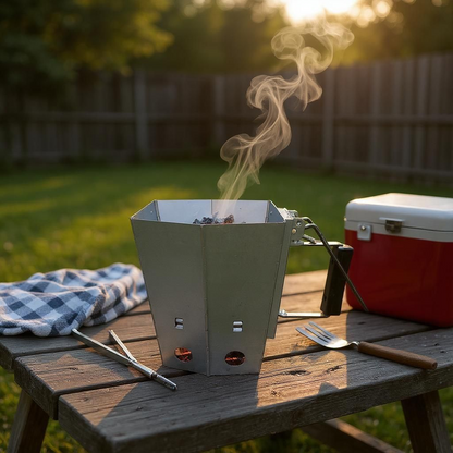 Foldable Fire Chimney