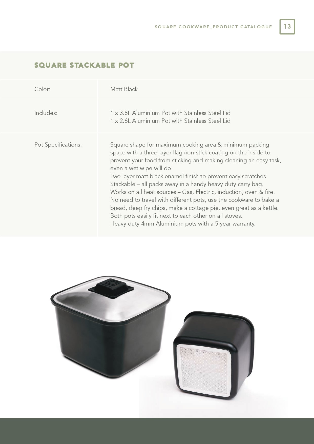 Square Cookware