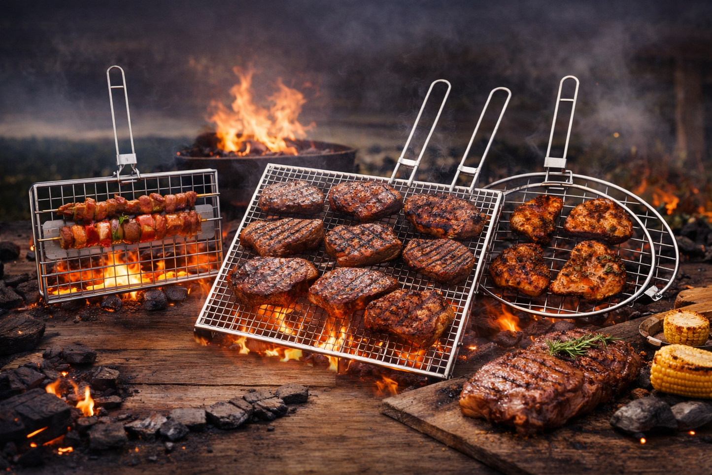 Stainless Steel 800 x 500 Braai Grid